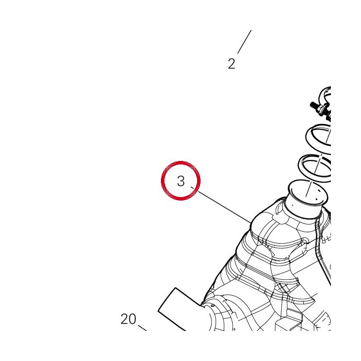 Presilencieux 57212153A — réf. 57212153A | Ducati Store