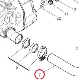 Tuyau échappement — réf. 57015182C | Ducati Store