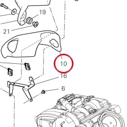 Pare-Chaleur 4601L322A — réf. 4601L322A | Ducati Store