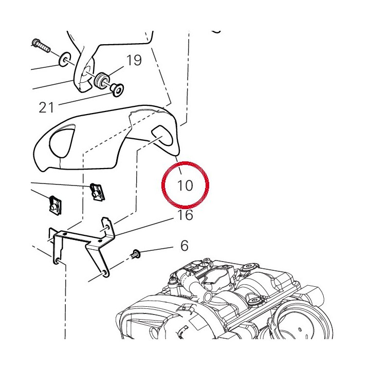 Pare-Chaleur 4601L322A — réf. 4601L322A | Ducati Store