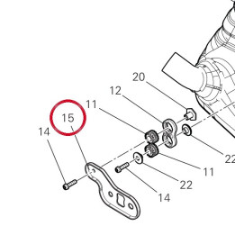 Support silencieux — réf. 8301I951AA | Ducati Store