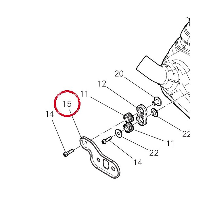 Support silencieux — réf. 8301I951AA | Ducati Store