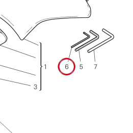 Clé À Six-Pans male 3Mm — réf. 69710161A | Ducati Store
