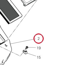 Couvercle airbox supérieur — réf. 44219672A | Ducati Store