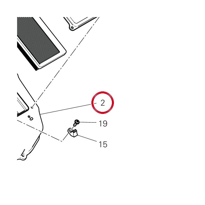 Couvercle airbox supérieur — réf. 44219672A | Ducati Store
