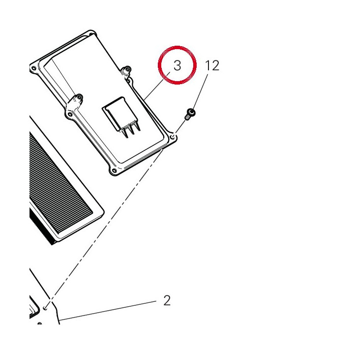 Couvercle filtre ensemble — réf. 24716872A | Ducati Store