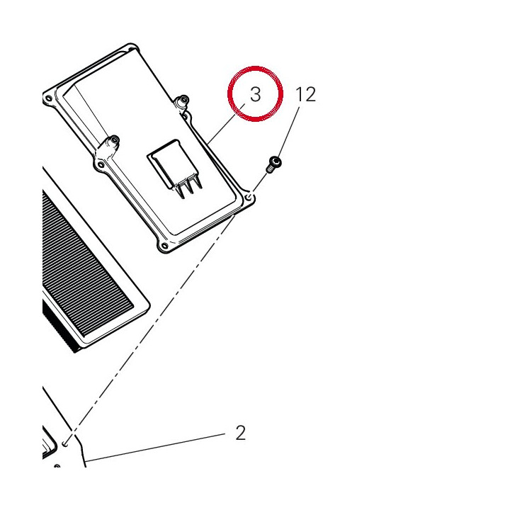 Couvercle filtre ensemble — réf. 24716873A | Ducati Store