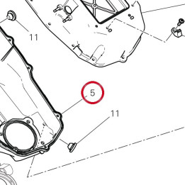 Couvercle airbox supérieur — réf. 44219664A | Ducati Store