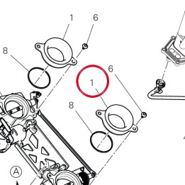 Entonnoir venturi prise air — réf. 13510471A | Ducati Store