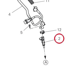 Injector 28040441A — réf. 28040441A | Ducati Store