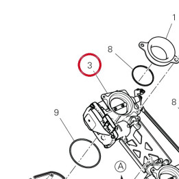 Corps papillon 28240932A — réf. 28240932A | Ducati Store
