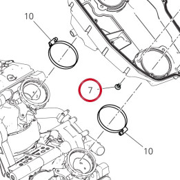 Vis tbei M6X14 77912741A — réf. 77912741A | Ducati Store