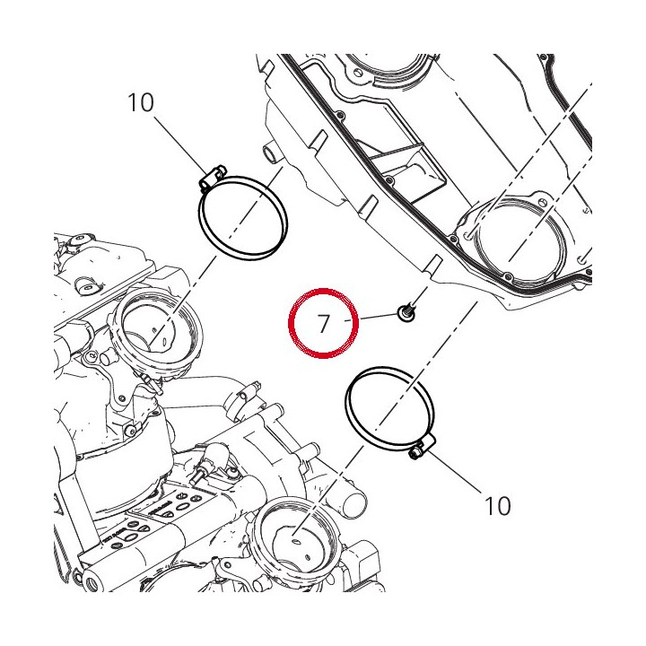 Vis tbei M6X14 77912741A — réf. 77912741A | Ducati Store