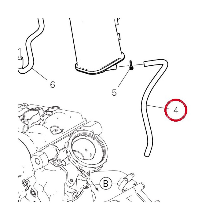 Tuyau 93510441A — réf. 93510441A | Ducati Store
