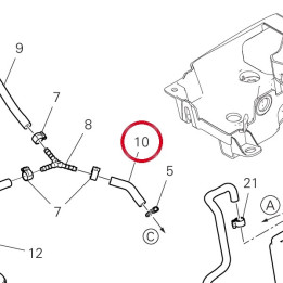 Tuyau 93511181A — réf. 93511181A | Ducati Store