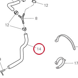 Tubo redex uht Ø6X13 L=230 — réf. 93512171A | Ducati Store