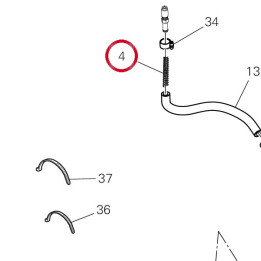 Spring fuel tank hose — réf. 79917291A | Ducati Store