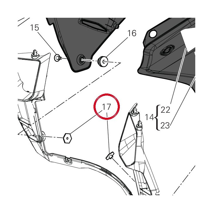 Entretoise 71011301A — réf. 71011301A | Ducati Store