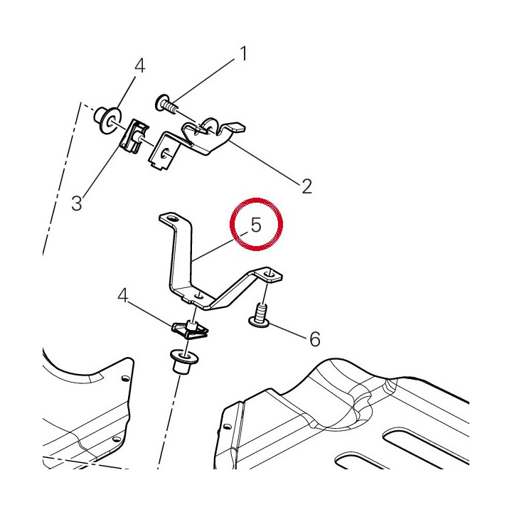 Bracket 8301B901AA — réf. 8301B901AA | Ducati Store