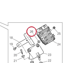 Entretoise 71611181AA — réf. 71611181AA | Ducati Store