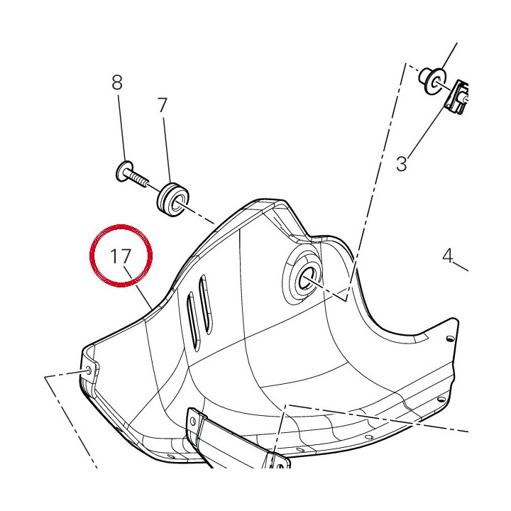 Protection 4601L941AA — réf. 4601L941AA | Ducati Store