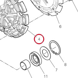 Panneau insonorisant — réf. 48612611A | Ducati Store