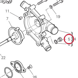 Bouchon filetée M10X1 — réf. 78011001A | Ducati Store