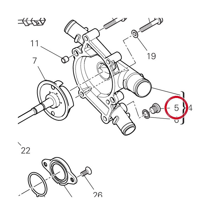 Bouchon filetée M10X1 — réf. 78011001A | Ducati Store