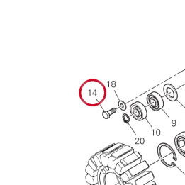 Vis te M6X16 77052508B — réf. 77052508B | Ducati Store