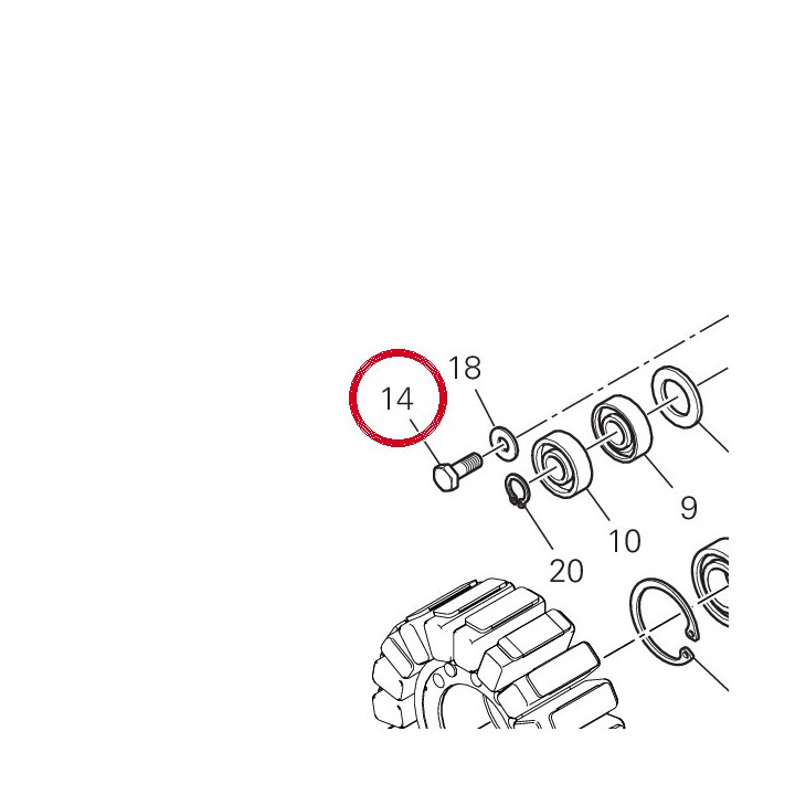 Vis te M6X16 77052508B — réf. 77052508B | Ducati Store