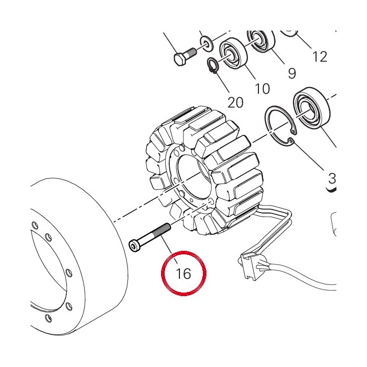 Vis 77150698BC — réf. 77150698BC | Ducati Store