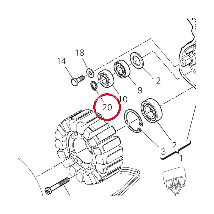Circlip 88450431A — réf. 88450431A | Ducati Store