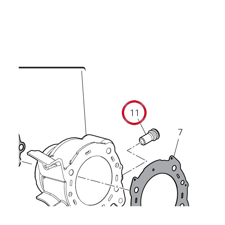 Douille 71117802A — réf. 71117802A | Ducati Store
