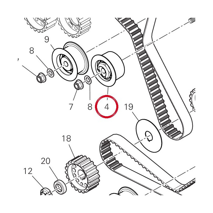 Tendeur complet mobile — réf. 45120311C | Ducati Store