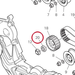 Entretoise 71610722A — réf. 71610722A | Ducati Store