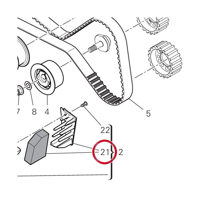 Support filtre 8292A331A — réf. 8292A331A | Ducati Store