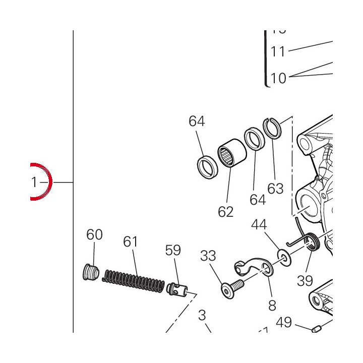 Paire Demi-Carters complets — réf. 225P0243B | Ducati Store