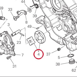 Pompe à huile complète — réf. 17420591A | Ducati Store