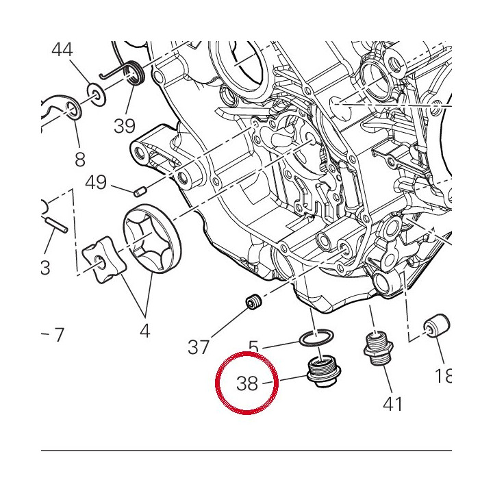 Bouchon 78011171A — réf. 78011171A | Ducati Store