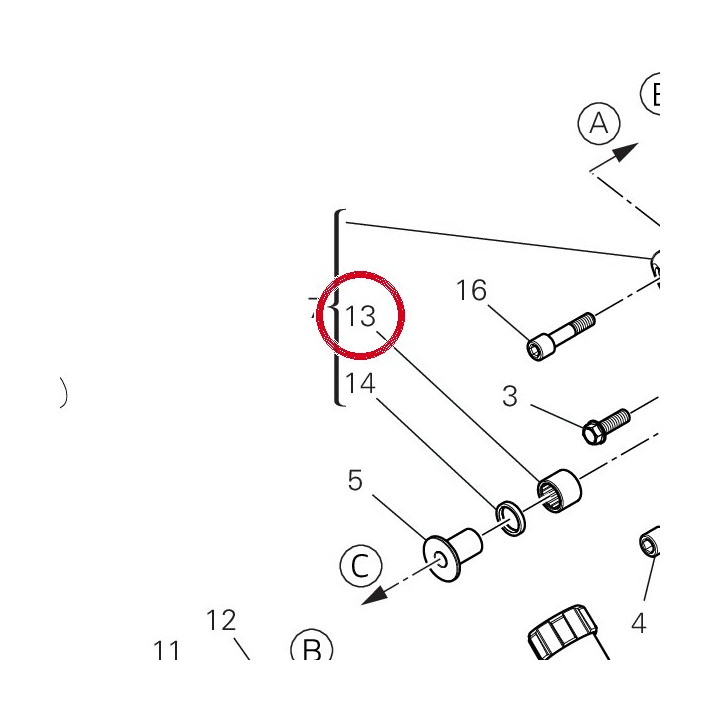 Roulement à aiguilles — réf. 70140381A | Ducati Store