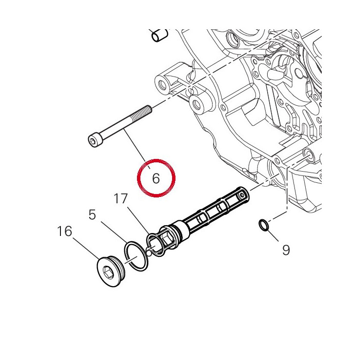 Vis tcei M8X75 uni 5931 — réf. 77151363B | Ducati Store