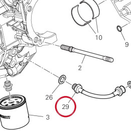 Tuyau huile 87711572A — réf. 87711572A | Ducati Store