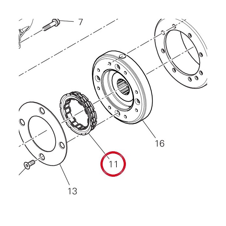 Roue libre 70140591A — réf. 70140591A | Ducati Store