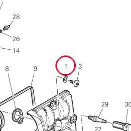 Joint torique 12.39X3.53 — réf. 88650511A | Ducati Store
