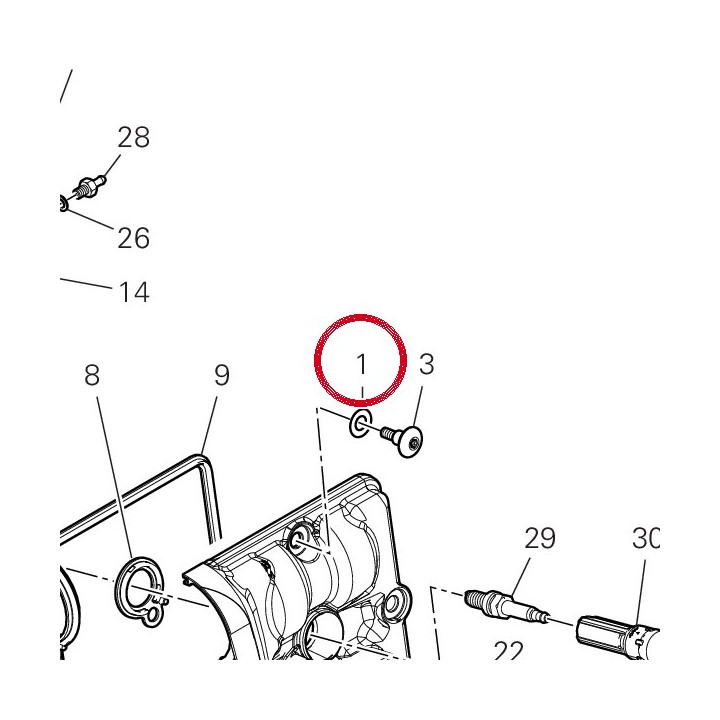 Joint torique 12.39X3.53 — réf. 88650511A | Ducati Store