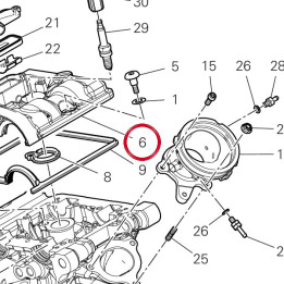 Couvercle culasse vertical — réf. 24716801AH | Ducati Store