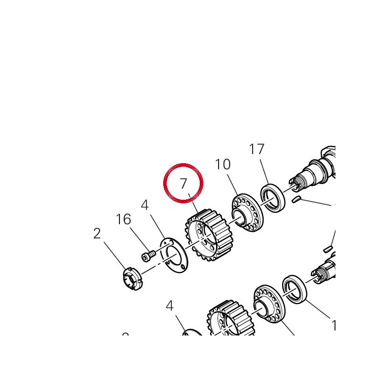 Poulie distribution — réf. 25510193A | Ducati Store