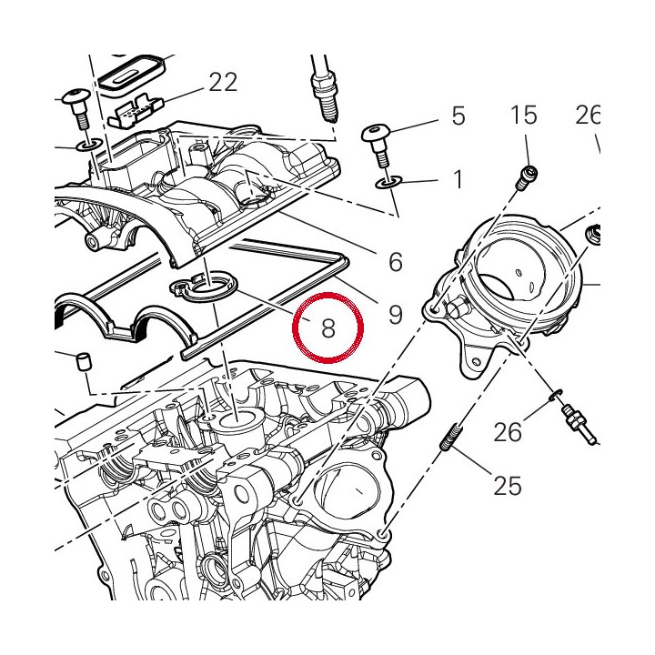 Joint 78811911A — réf. 78811911A | Ducati Store