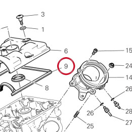 Joint, couvercle culasse — réf. 78810931A | Ducati Store