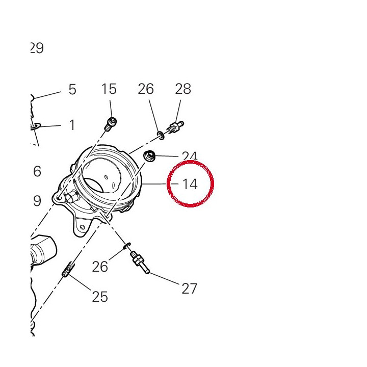 Raccord D'Admission — réf. 14010961A | Ducati Store